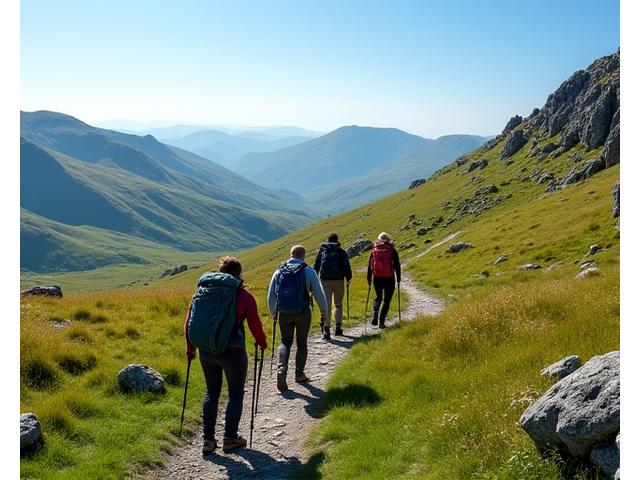 Hiking in Wicklow Mountains